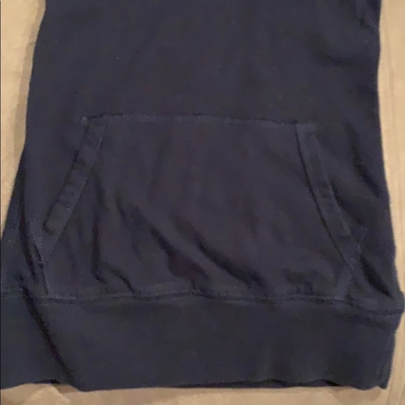 Abercrombie navy hoodie w kangaroo pocket - Picture 4 of 6